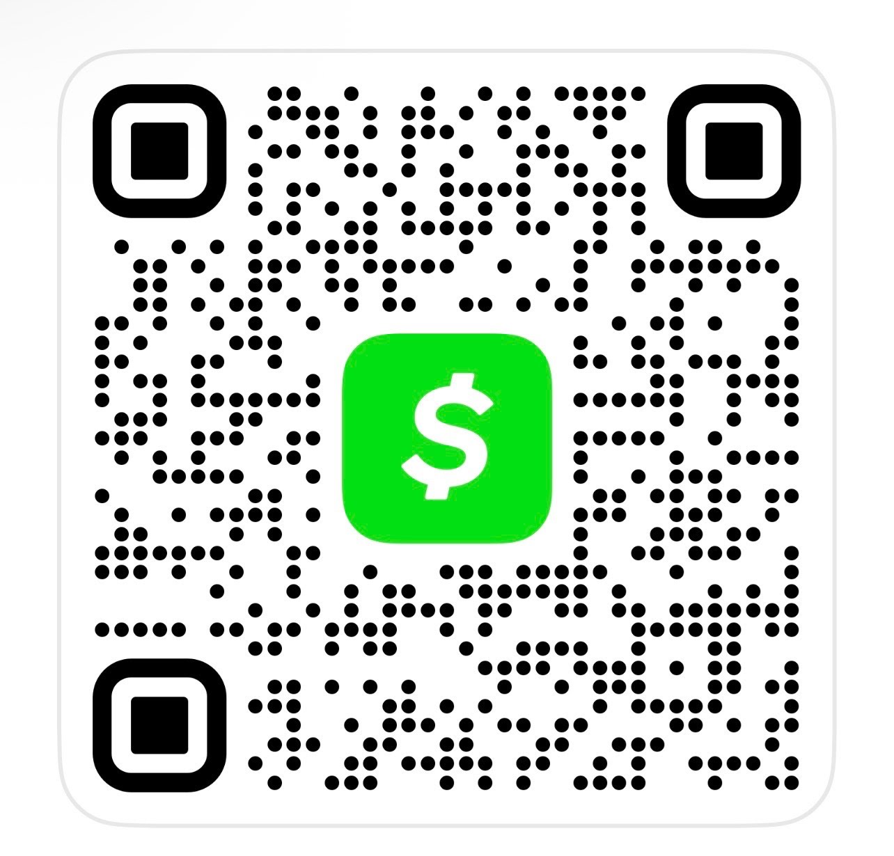 Cash App QR Code for $manassehel